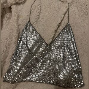 Urban outfitters chain mail top